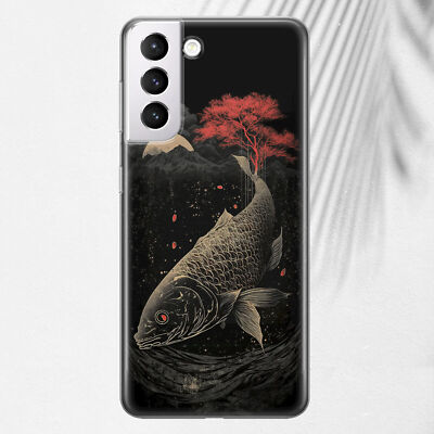 Carp Phone Case for Samsung Galaxy S24 S23 FE S22 Pro S21 Ultra A25 A15
