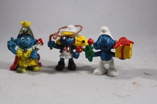 Vintage  1978 Smurfs Emperor Smurf King  Figu...