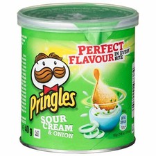 Pringles Sour Cream & Onion - 40g - Pack of 6