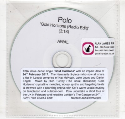 (HN544) Polo, Gold Horizons (debut) - 2017 DJ CD