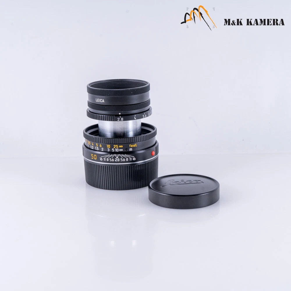 Objectif Leica Elmar 50mm F/2.8 Monture M – N°1668505, Brume Interne, Bon état