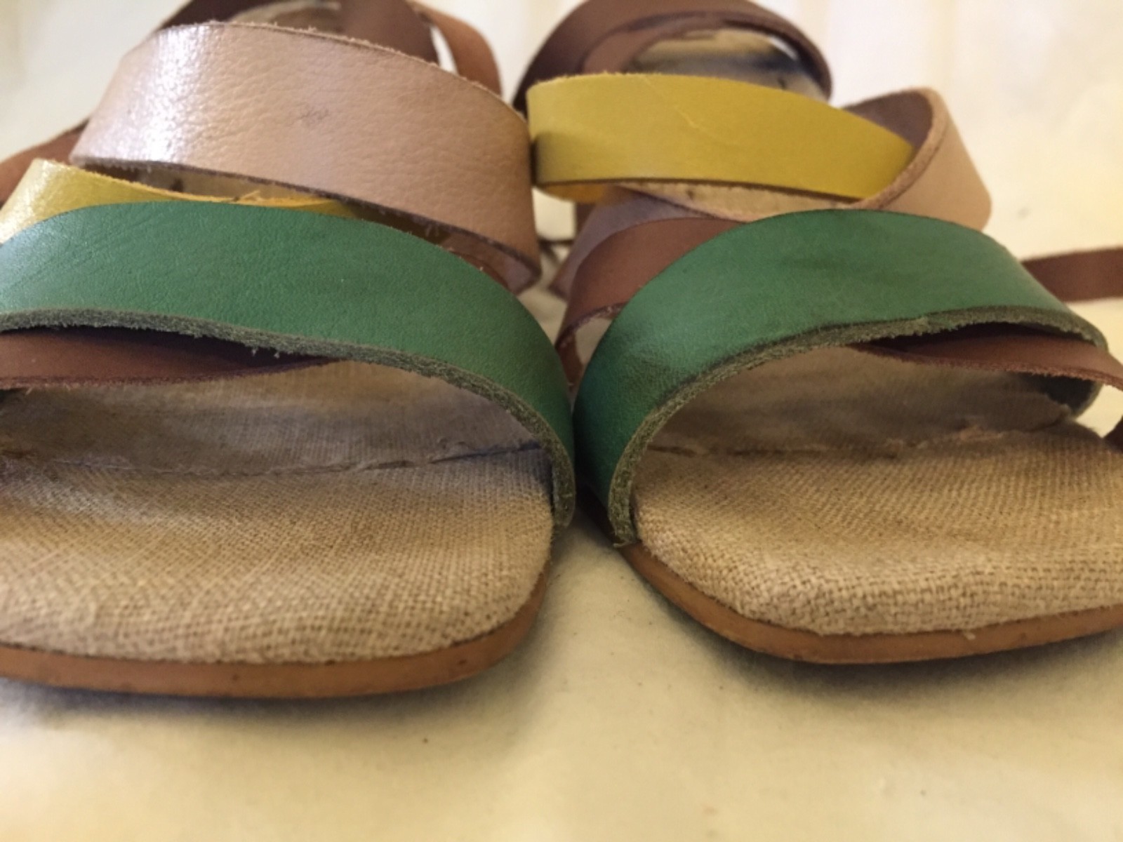 APL MORENATOM sandali donna VERDE taglia 37 US 7