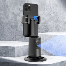 360° Rotate Face Tracking Smart Phone Holder Gimbal Stabilizer For Live Stream
