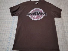 Vtg Yakima Bike Gear Rack Envy Shirt M organic Brown Thule tee