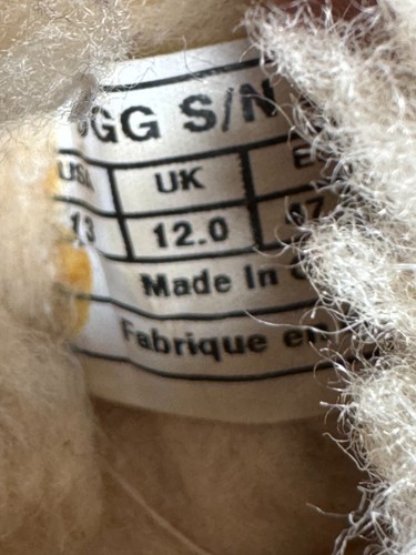 Zapatillas UGG Ascot para Hombres Gamuza Forro Superior de Lana Sin Cordones Castaño Talla 13 EE. UU. - Imagen 17 de 21