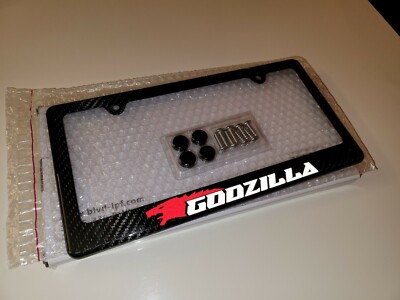 Ford F 150 Blacked Out With Carbon Fiber Inlay Zinc License Plate Frame 2 Hole E - Foto 7