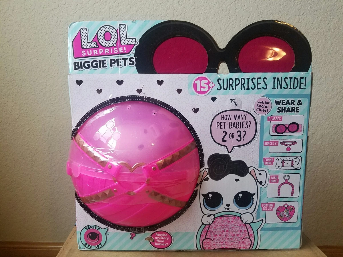 LOL Surprise Doll Biggie Pets Dollmation Dog Eye Spy Series 4