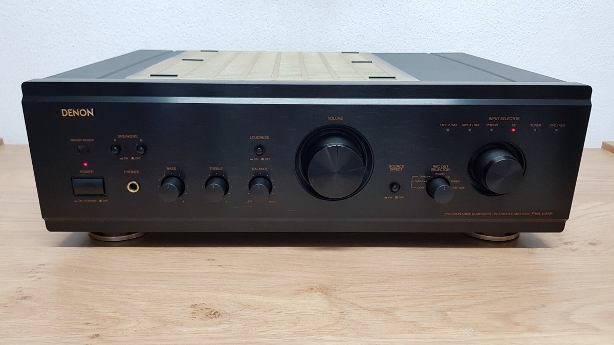 送料無料　美品　DENON INTEGRATED AMPLIFIER Denon PMA-1055R Black High-End Stereo Integrated Amplifier