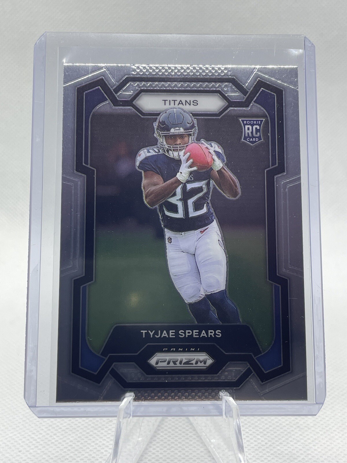 2023 Prizm Football Tyjae Spears RC No. 396 Tennessee Titans