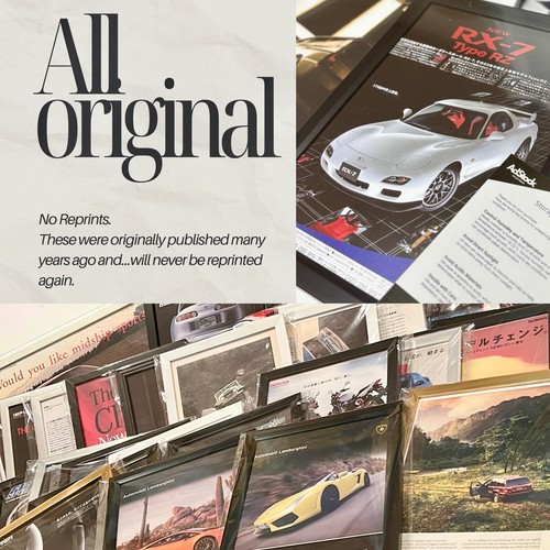 90s Authentic Ad Poster ISUZU GEMINI Mk3 JT191 , Irmscher dieselturbo coupe - Picture 2 of 3