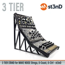 TRIPLE STAND for MAKE NOISE 0-COAST / 0-CTRL / STREGA (20° 45° 65°)
