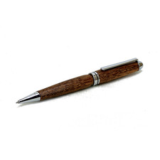 Hand Crafted Tigerwood Ballpoint Twist Pen Black Ink - Handmade Wooden