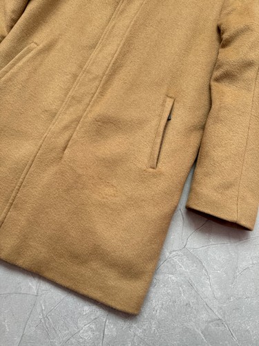 Ermenegildo Zegna Soft Wool Zip Coat Jacket Puffer Lining Camel Size M - Picture 14 of 24