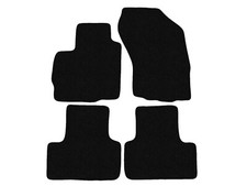 Schwarz Fußmatten Velour für Citroen C4 Aircross 2012-2017 Autoteppiche, 14xRand