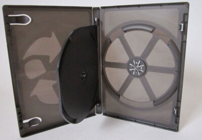 DVD Multicase VIVA für 3 CDs/DVDs,14 mm, sehr gute Qualität - schwarz- 100 Stück