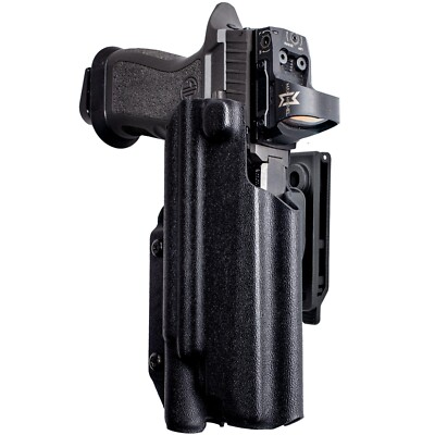 OWB Quick Release IDPA Holster fits Sig Sauer P320 Full Size w/ SureFire X300U-A