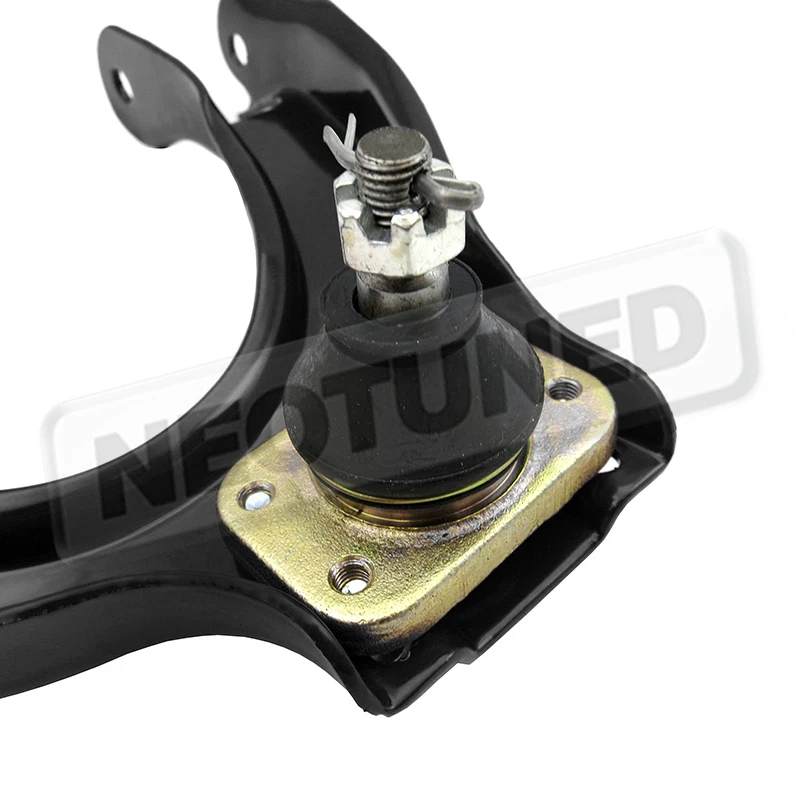 88-91 CIVIC / CRX EF BLACK FRONT UPPER A ARM CAMBER ADJUSTABLE KIT SET ALIGNMENT - Image 2 of 2