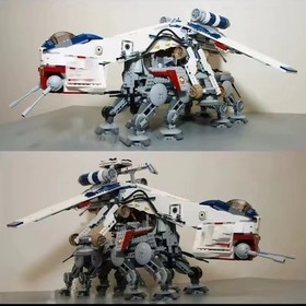 Alt of Lego Star Wars: Republic Dropship & AT-OT (10195) Generic Bricks. Read‼️