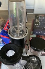 Electric Countertop Blender Black Clear Plast...