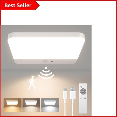 Elegante wiederaufladbare Deckenleuchte mit Bewegungssensor - Ideal für Badezimmer & Garagen