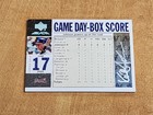 2007 UD Black Game-Day Box Score Autographs Kelly Johnson /50 Braves