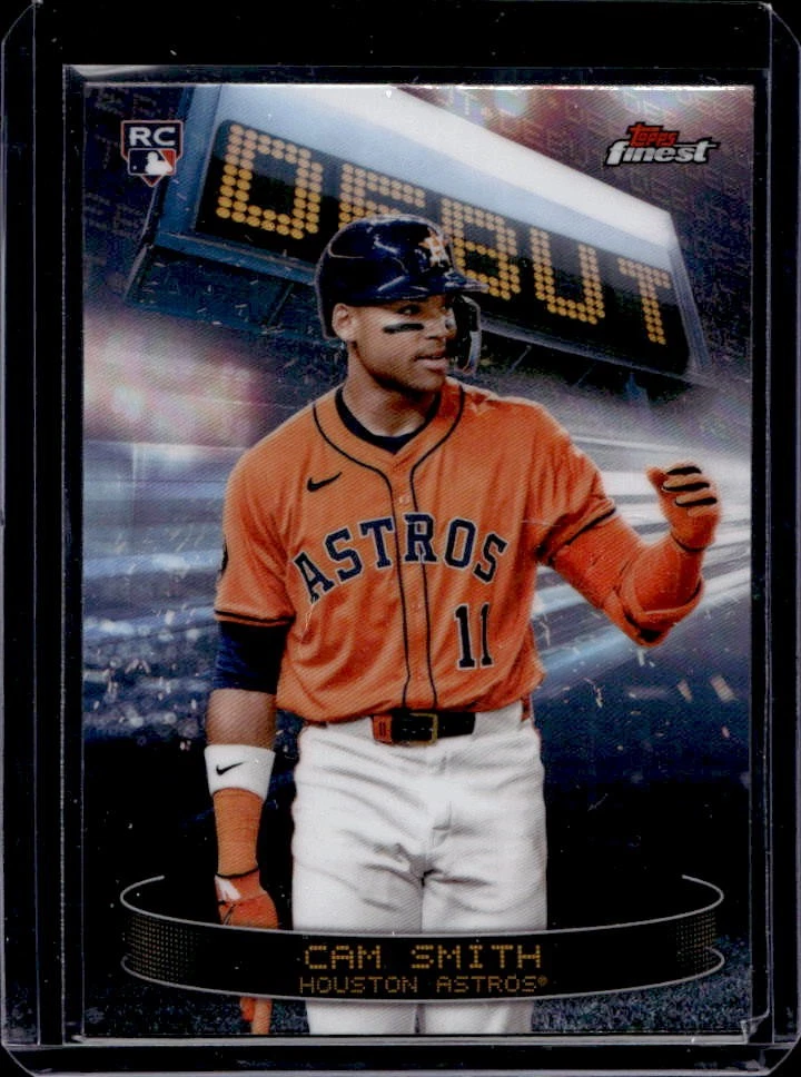 2025 Finest Cam Smith Debut Refractor Rookie RC #D-26 Astros