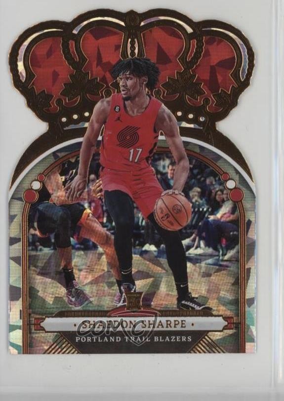 2022-23 Panini Crown Royale Crystal Shaedon Sharpe #48 Rookie RC