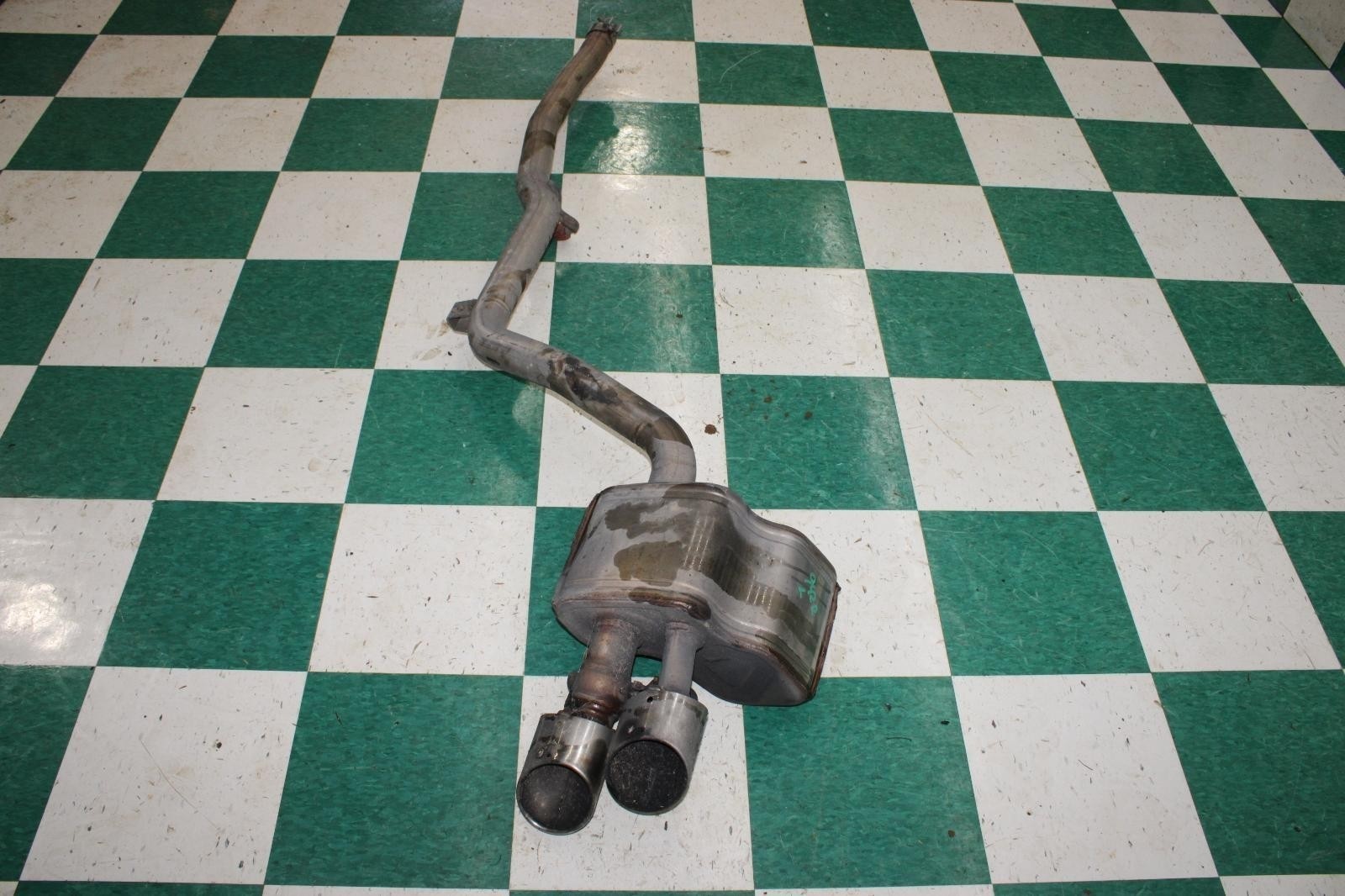 14-21 Ghibli Rear Left LH Driver Side Exhaust Pipe Muffler Dual Tips Factory OEM