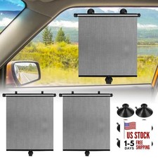 Car Window Shades for Baby, 2 Pack Retractable Side Window Sun Shade with