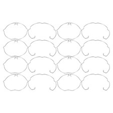 16PCS Spring Clip for Lamp Holders, MR16 Spring Clips for Downlights and