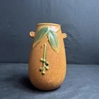Vintage Weller Cornish & Berries Art Deco 6” Vase - Signed