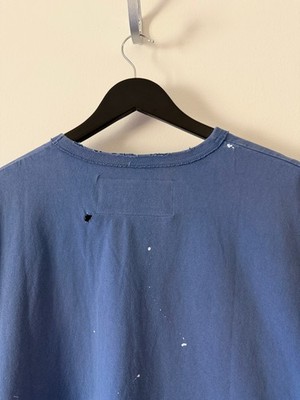 Neighborhood Savage Distressed Tee - Size XL - Blue - Made in