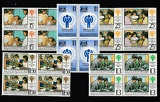 ILE MAURICE MAURITIUS  N° Yvert 496/500 Blocs de  4 Neufs XX MNH Année Enfance