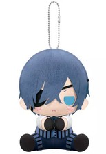 Black Butler PitaNui Ciel Phantomhive Plush Toy Figure Book of the Atlantic Used