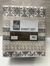 New True North Flannel Sheet Set Size CAL KING Cozy 100 Cotton SH8 
