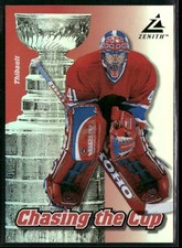 1997-98 Zenith Jocelyn Thibault Chasing the Cup #9 Montreal Canadiens