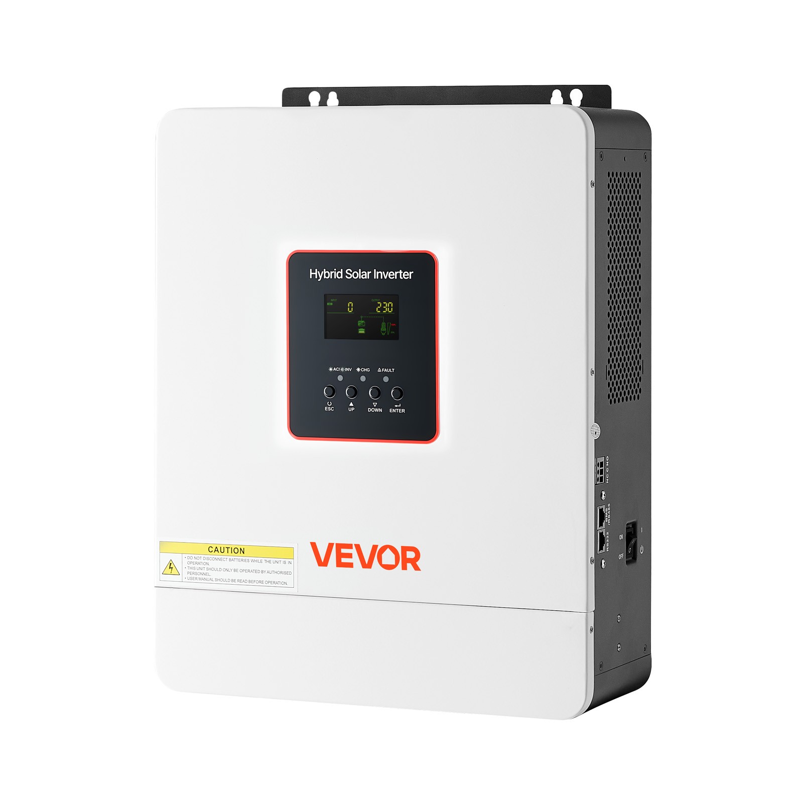 VEVOR 4000W Hybrid Solar Inverter 24V DC 120A MPPT Controller with WiFi Module. Available Now for $319.99