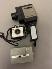 Lot of 3 Vintage Kodak Cameras Untested