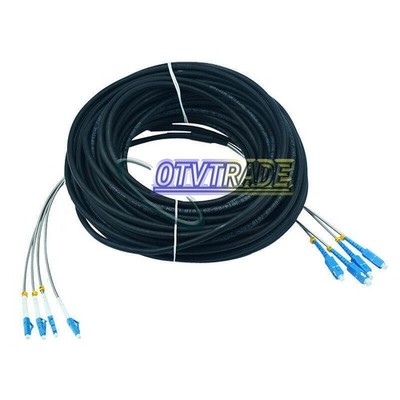 10M Field Outdoor Cable LC-SC UPC 4   9/125 SingleMode Fiber Patch Cord *mp