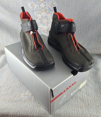 Ladies Neoprene Sport Boots PRADA Linea Rossa Size 37 1/2