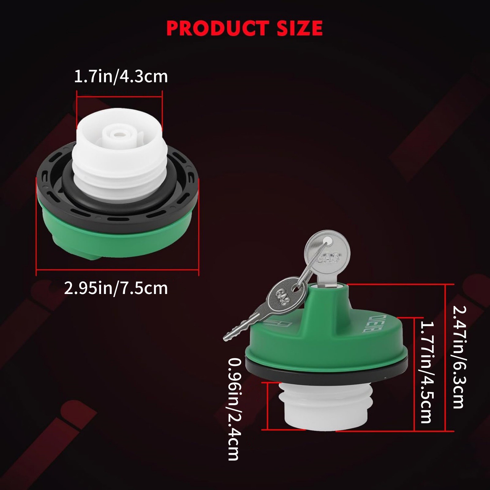 Replacement Locking Diesel Gas Cap For Chevy Silverado 2500HD 3500HD Models thumbnail 11