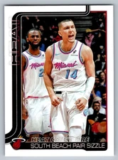 Heat Catch Fire: South Beach Pair Sizzle 2025-26 Topps #284