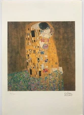 Gustav Klimt Lithograph, Limited Edition