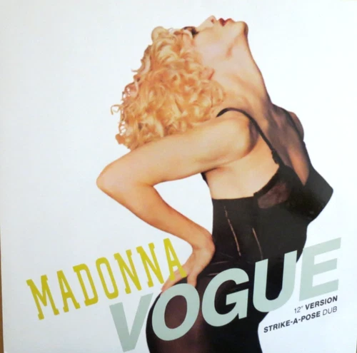 Madonna – Vogue 1990 German Vinyl, 12", 45 RPM, Single with poster EXCELLENT