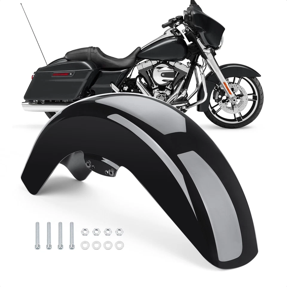 ABS Front Fender For Harley Touring Touring Street Road Glide 2014-23 2024 2025 Foto 4 de 4