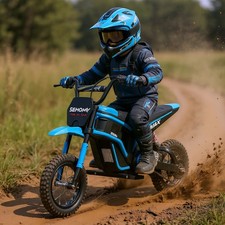 Kids Ride On Dirt Bike Electric Off-Road Motorcycle 24V 350W Max Load 132 Lbs