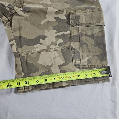 Wrangler Five Star Cargo Shorts Men's 34 Camouflage 10" Inseam Relaxed Fit READ⬇ - Picture 9 of 15