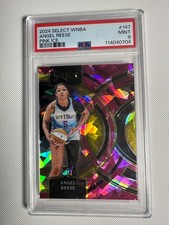 2024 Panini Select WNBA - Premier Level Angel Reese #147 Pink Ice Prizm (RC)
