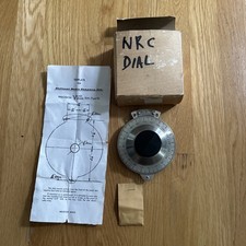 NOS National Radio Velvet Vernier Type N Dial UNUSED Vintage Scale 5 0-190
