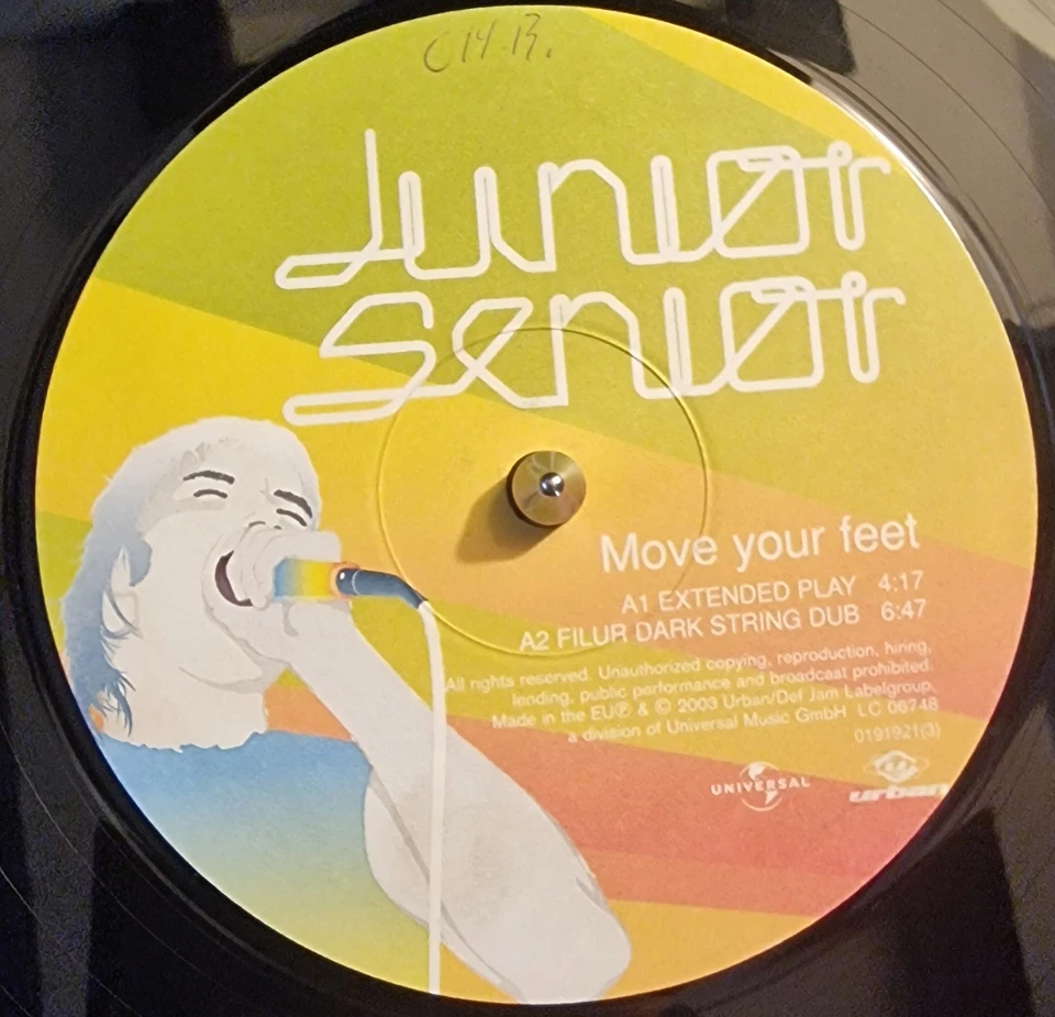 Junior Senior Move Your Feet Vinyl Single 12inch Urban Records - Bild 3 von 4